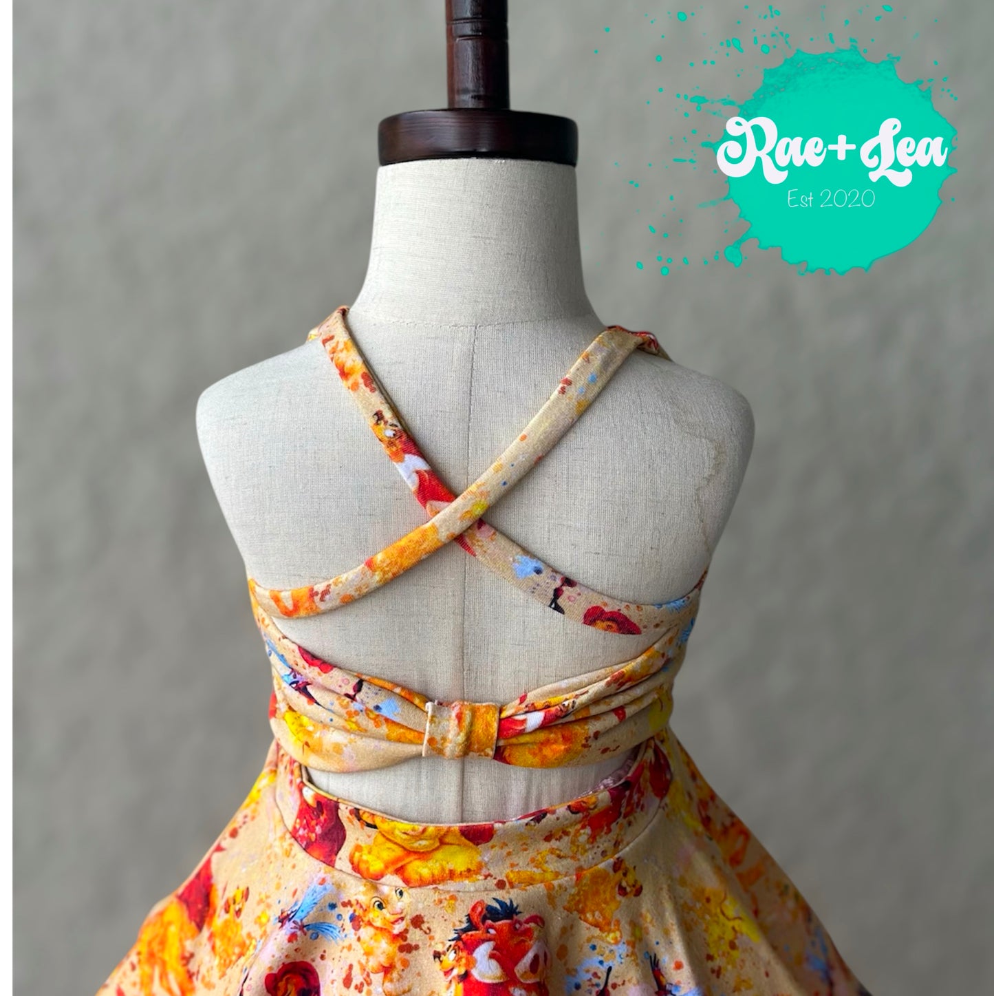 Watercolor Lion King Dakota Dress