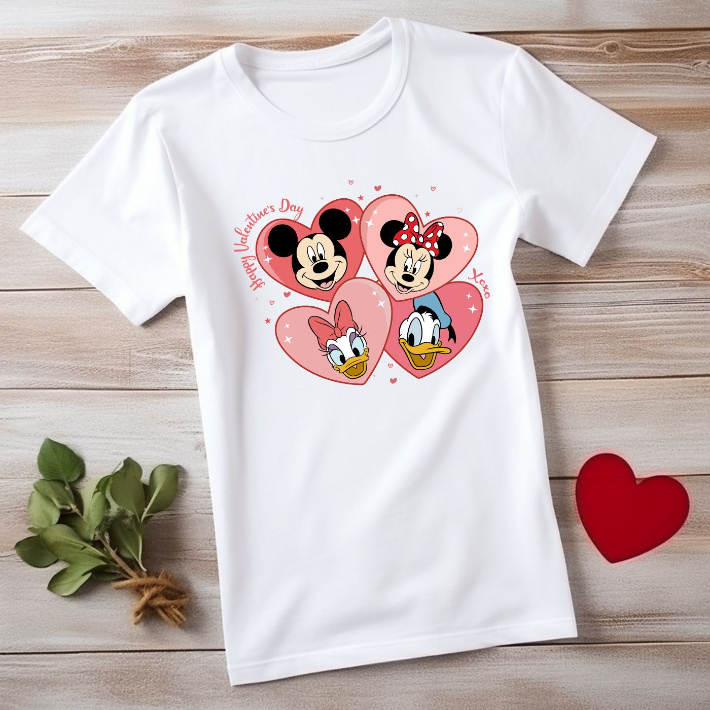Fab 4 Hearts Adult Tee
