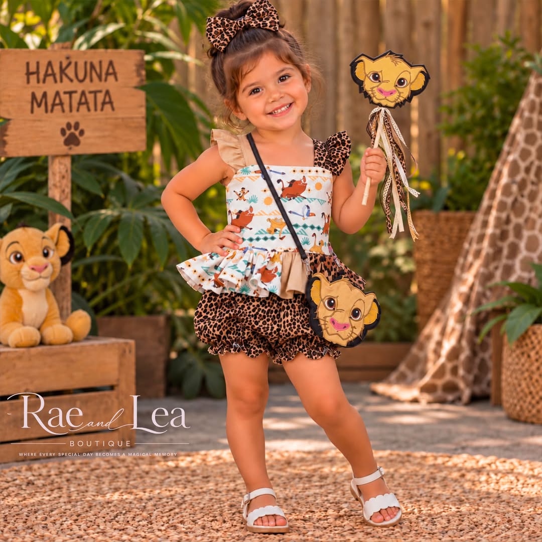 Lion King Poppy Top & Bloomer Set