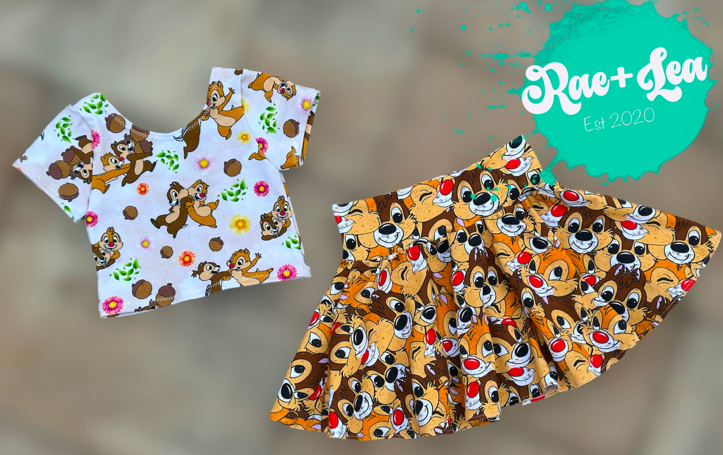 Chip and Dale Skater Set