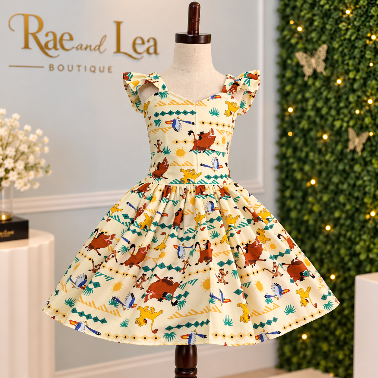 Retro Lion King Poppy Dress
