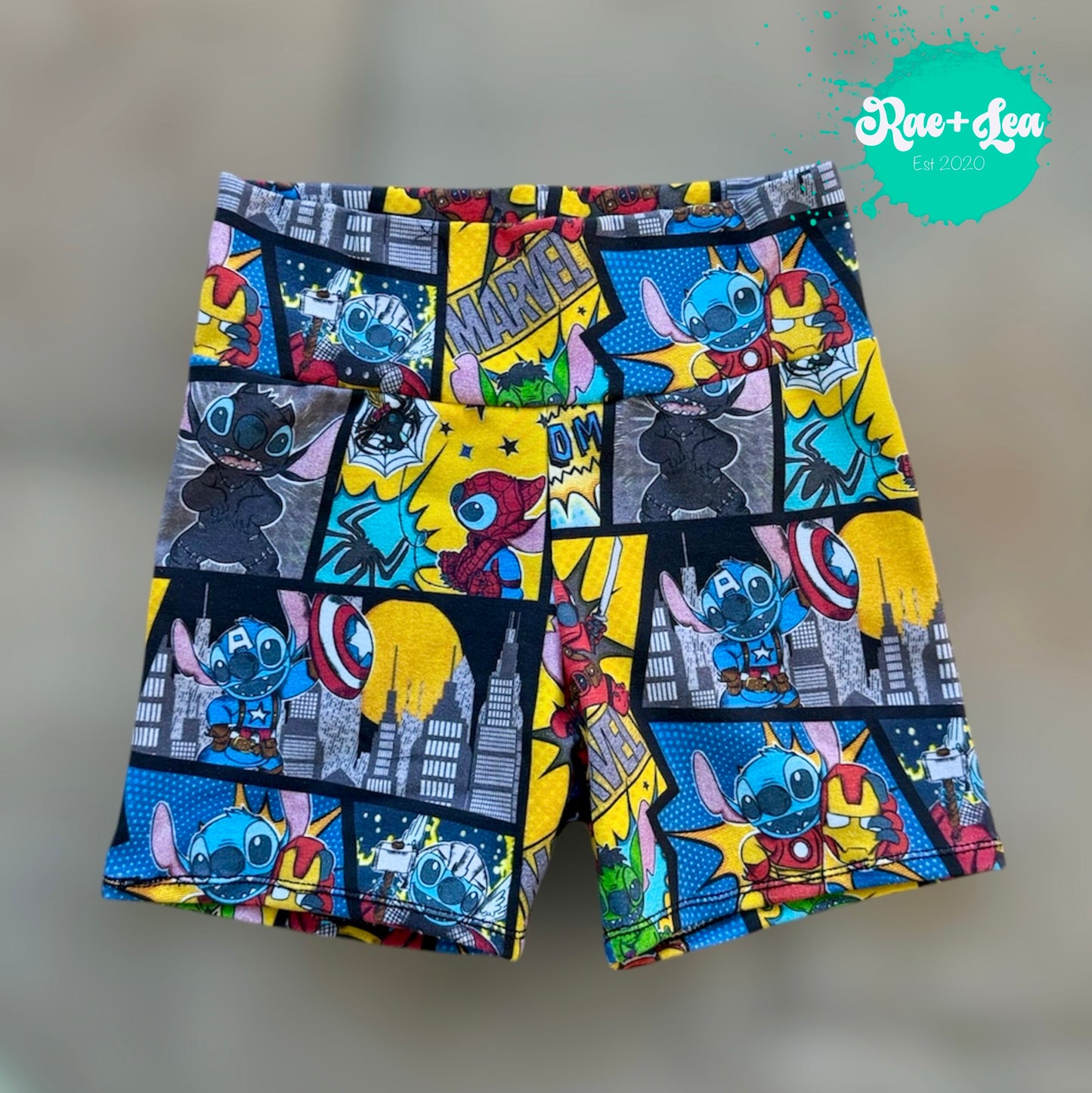Stitch Superhero Biker