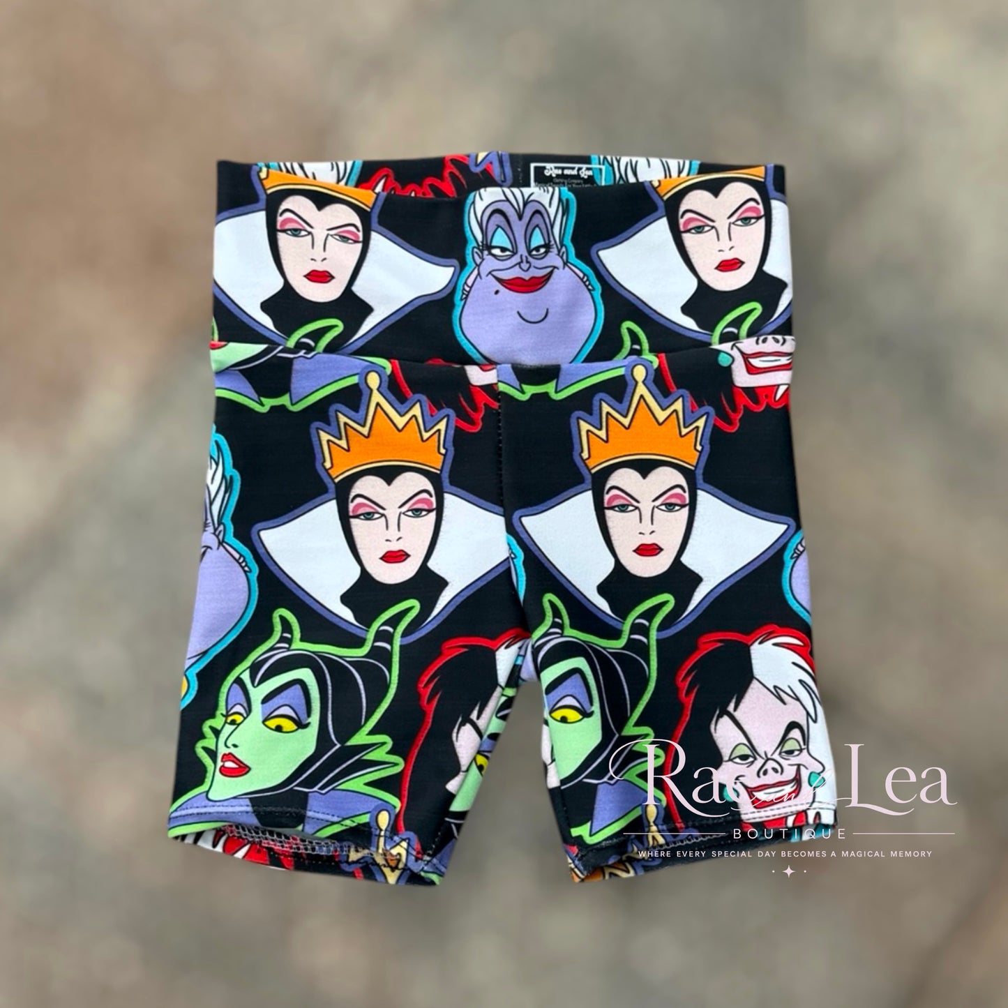 Villains Inspired Athletic Biker Shorts 🖤✨