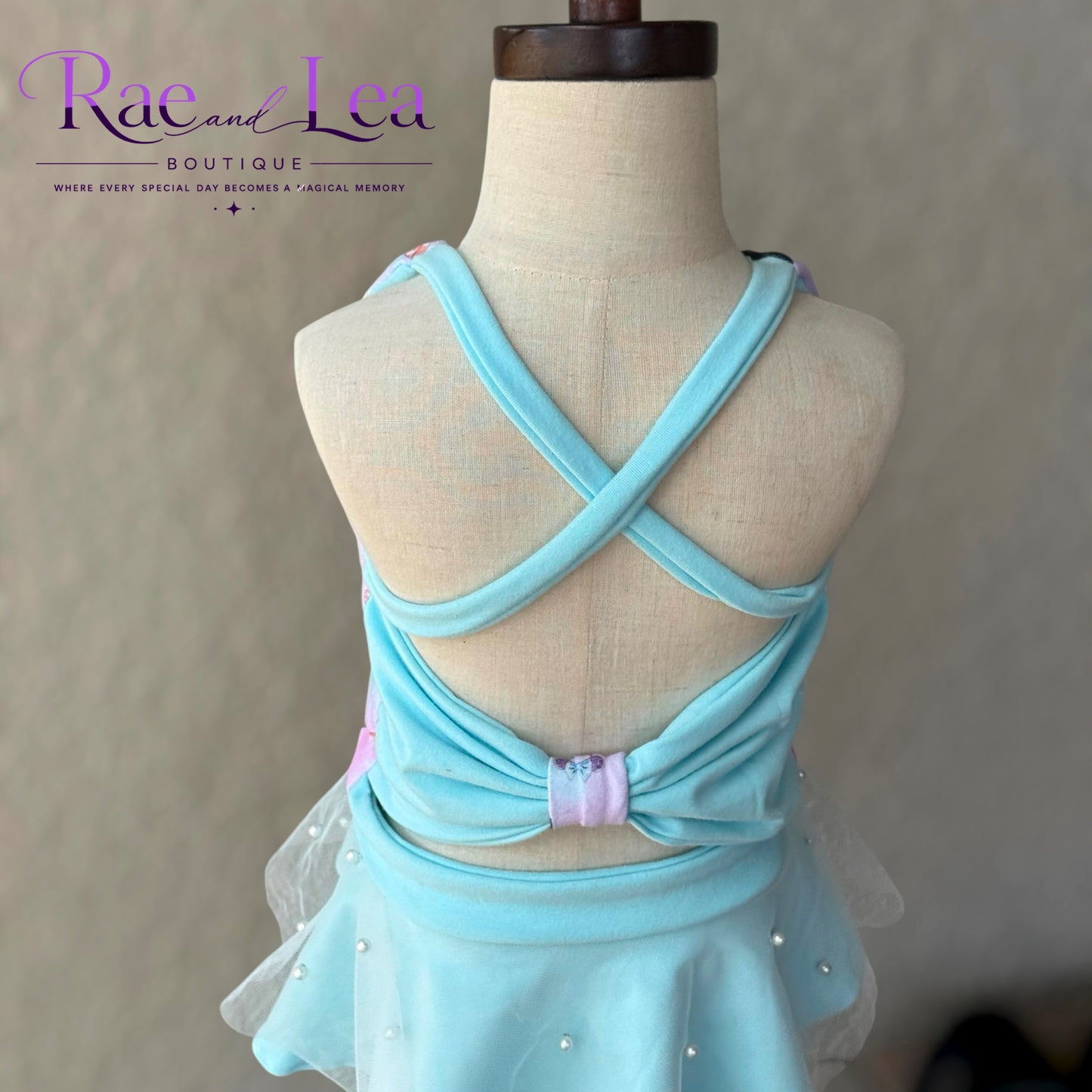 Magical Things Dakota Peplum Top Blue