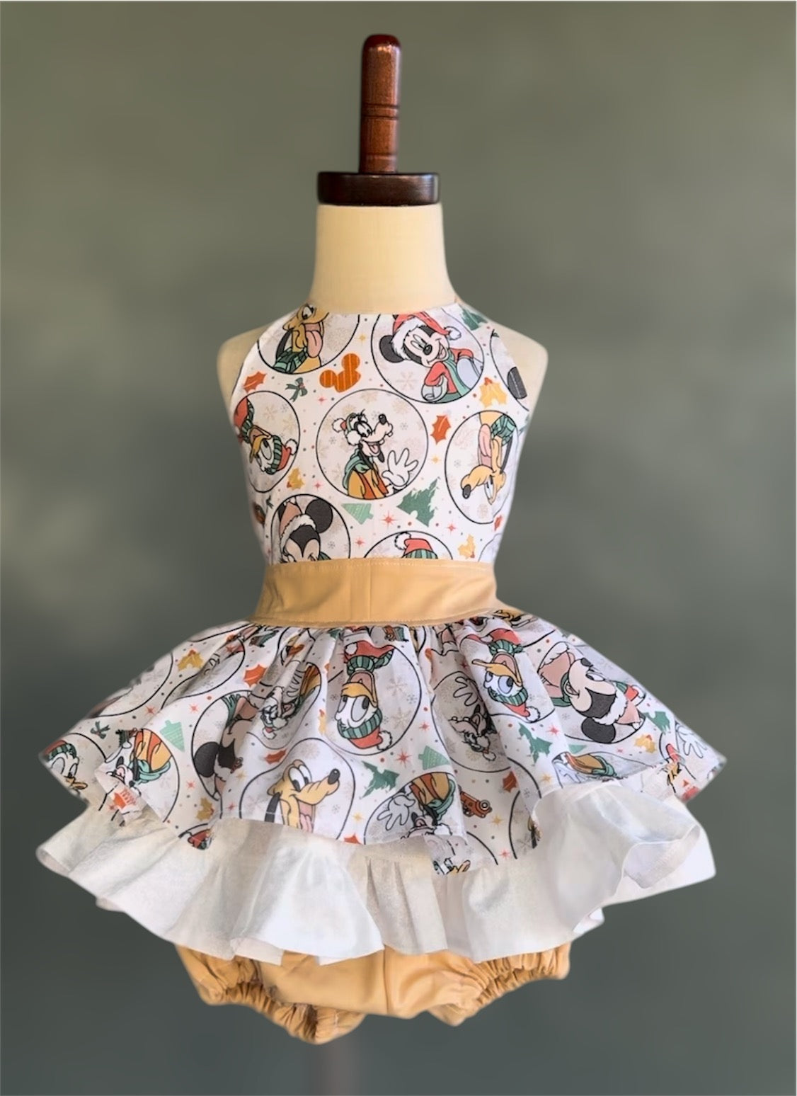 Retro Mickey and Friends Christmas Lani Dress