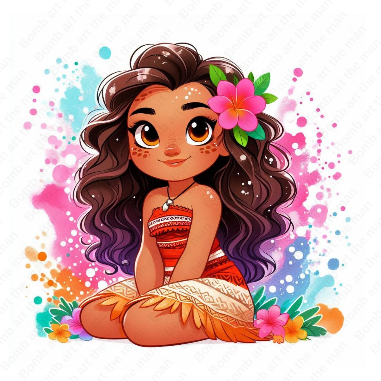 Moana Patchwork Hummingbird Dress
