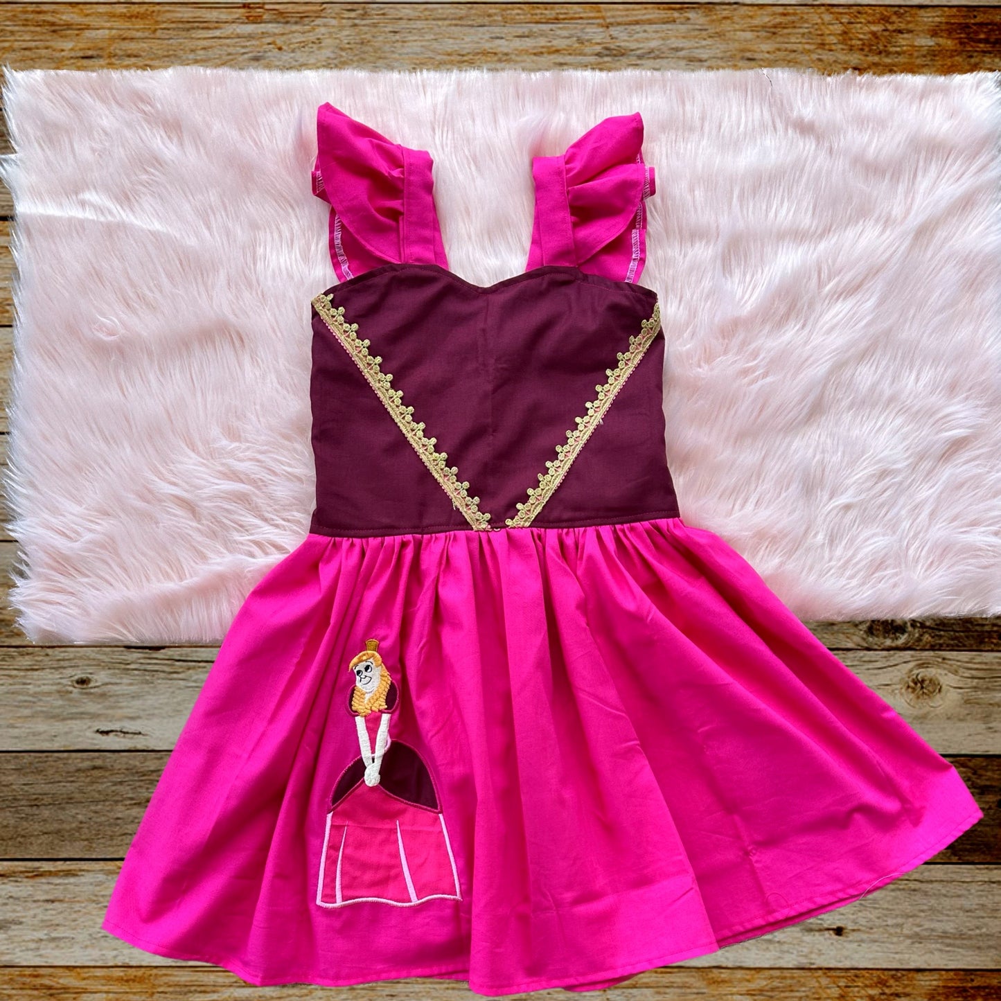 Anastasia Poppy Dress