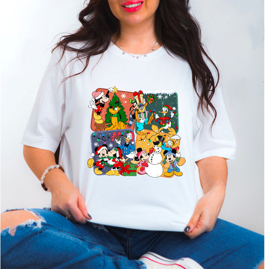 Mickey and Friends Christmas Tee