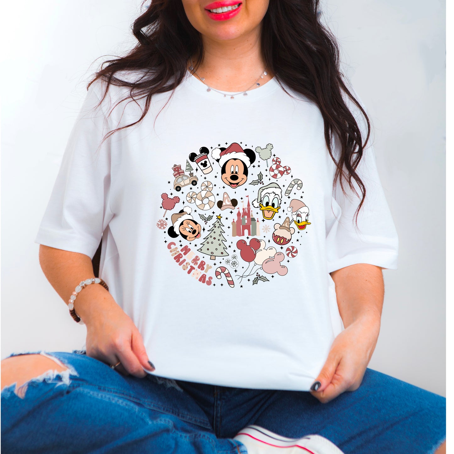 Merry Christmas Mickey and Friends Tee