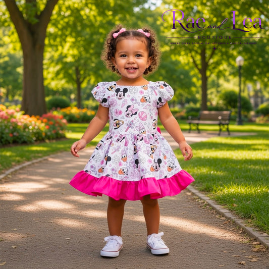 Pink Park Magic Ginger Dress