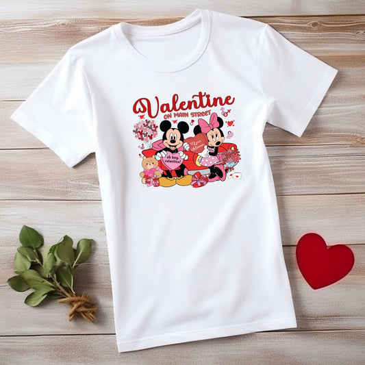 Valentine Main Street II Adult Tee