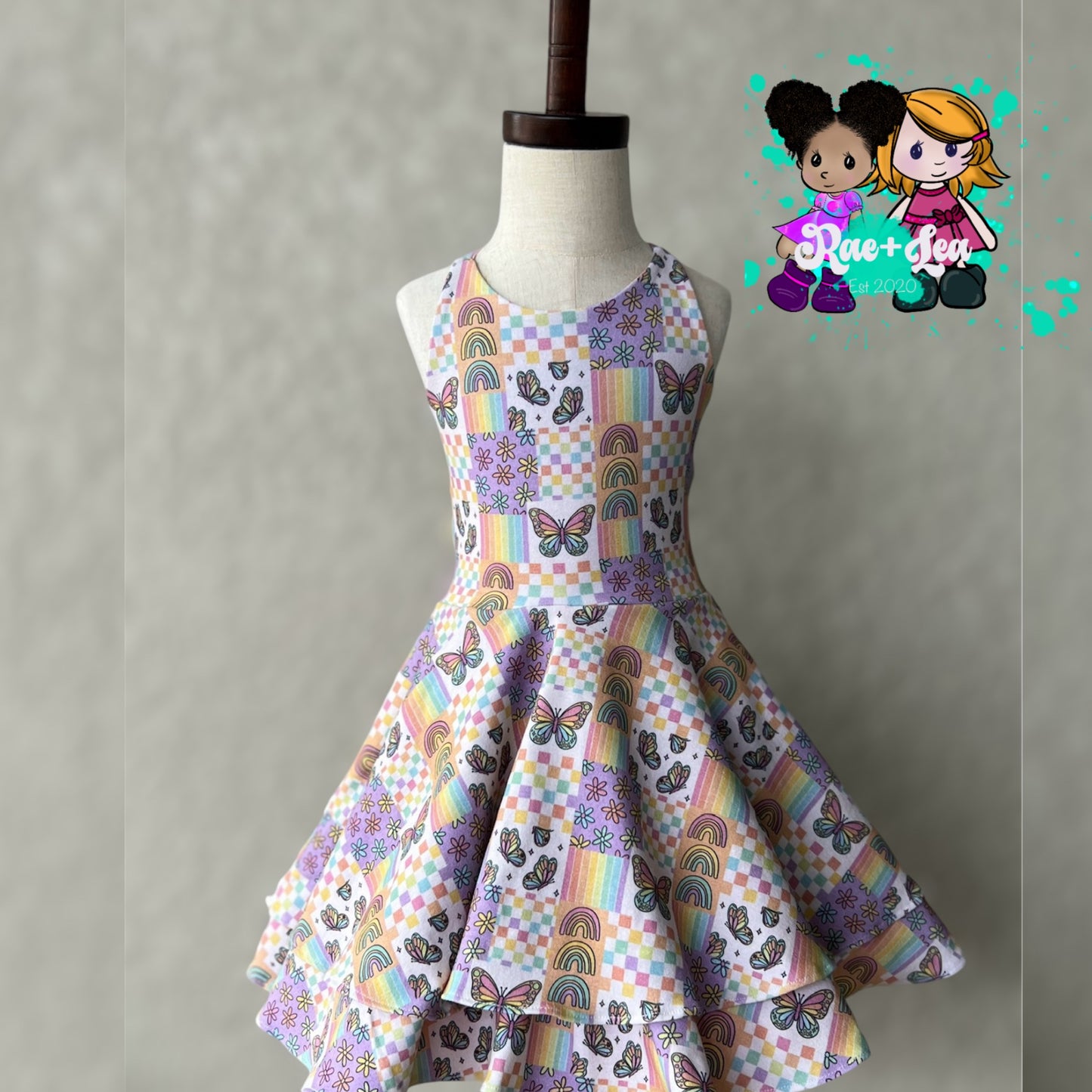Butterfly Rainbiwdms Dakota Dress