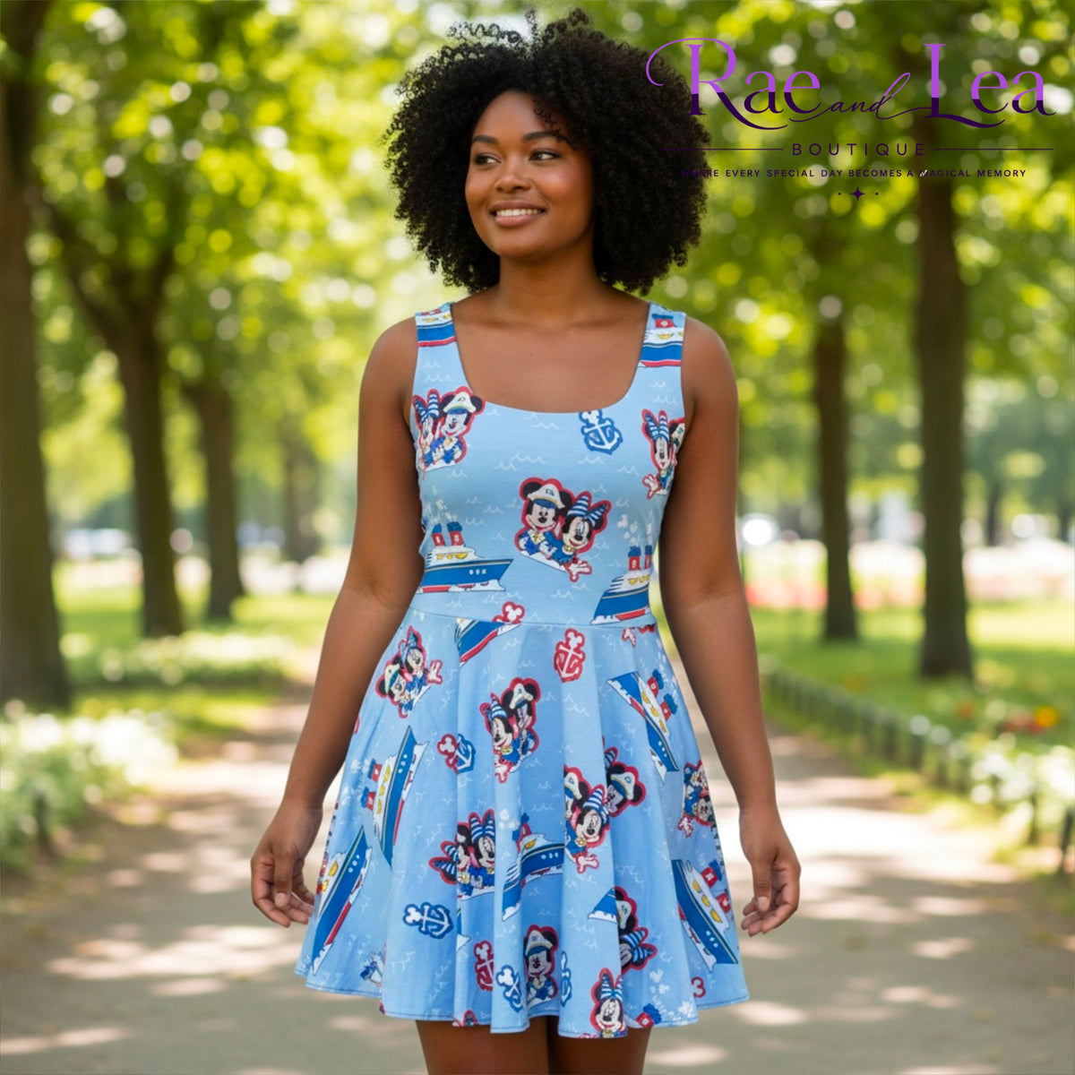 Magical Cruise Skater Dress