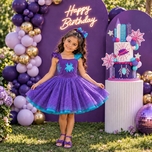 G w e n Spider Superhero inspired Olivia Dress