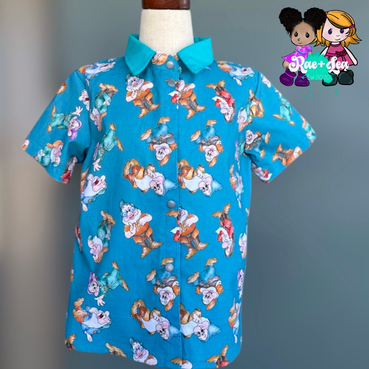 Seven Dwarfs Button Shirt