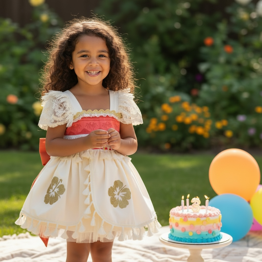 Moana Inspired Olivia Dress