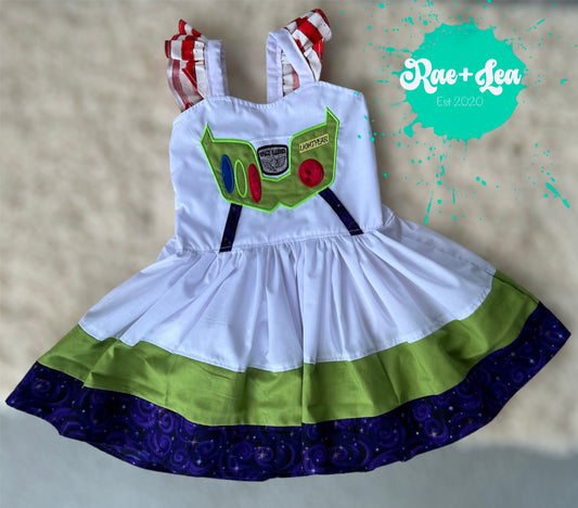 Buzz Lightyear Inspired Poppy Dress