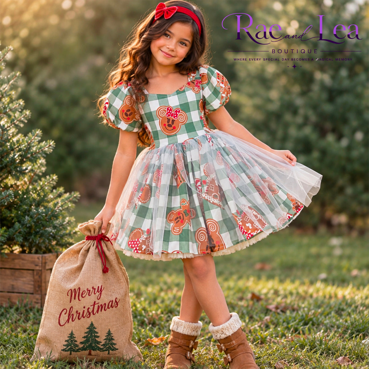 Gingerbread Mouse Wishes Willow Dress