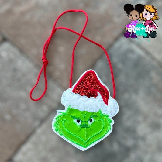 Green Santa Flatlay Bag