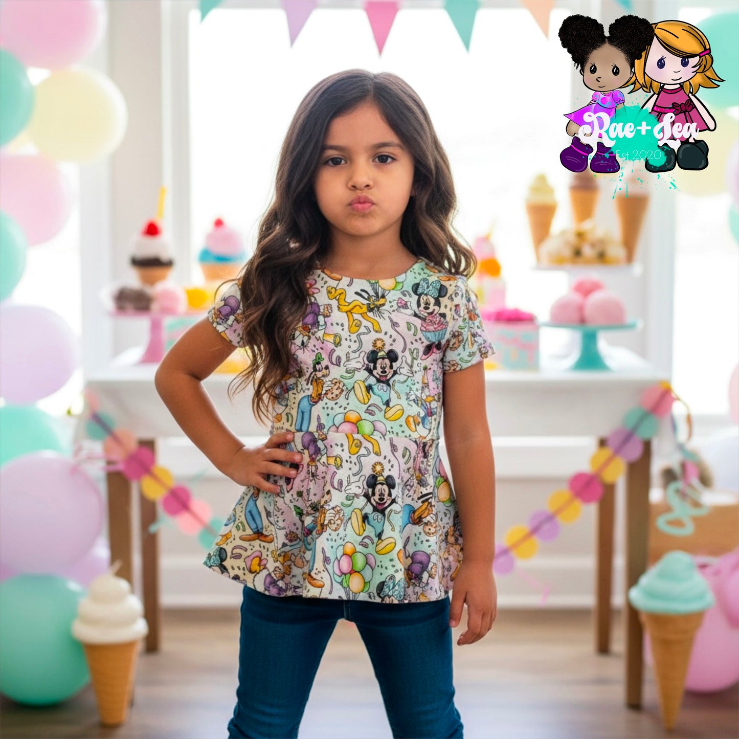 Birthday Celebration Peplum Top