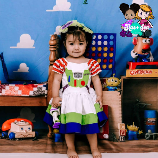 Buzz Lightyear Inspired Ginger Dress