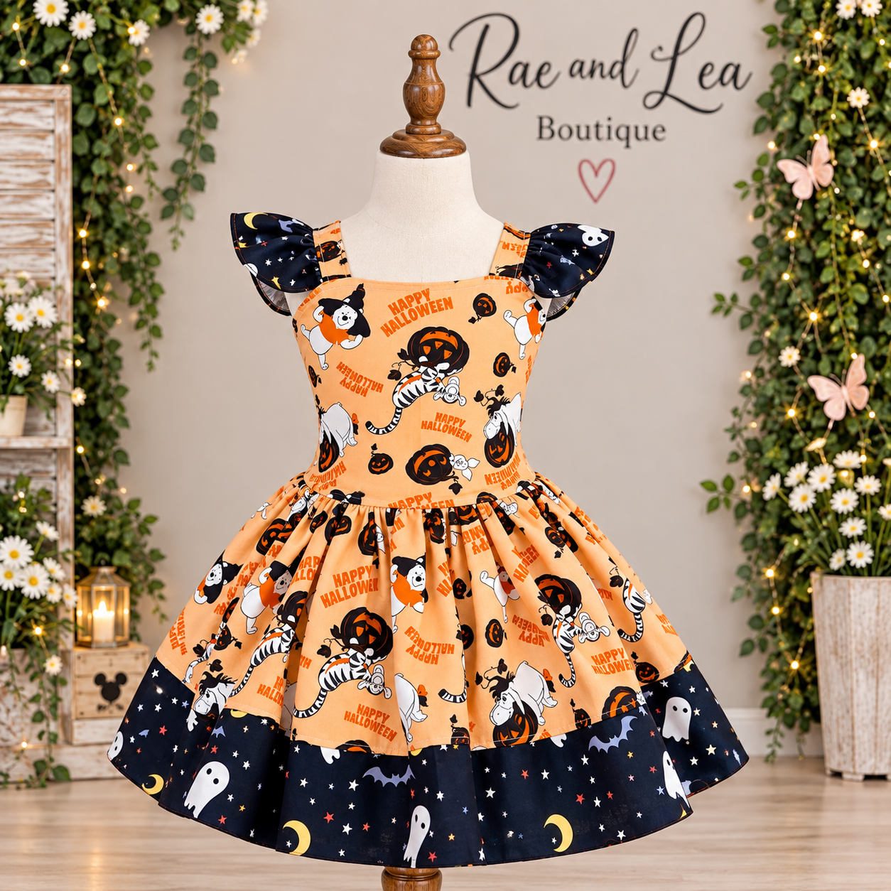 Halloween Hundred Acre Woods Dress