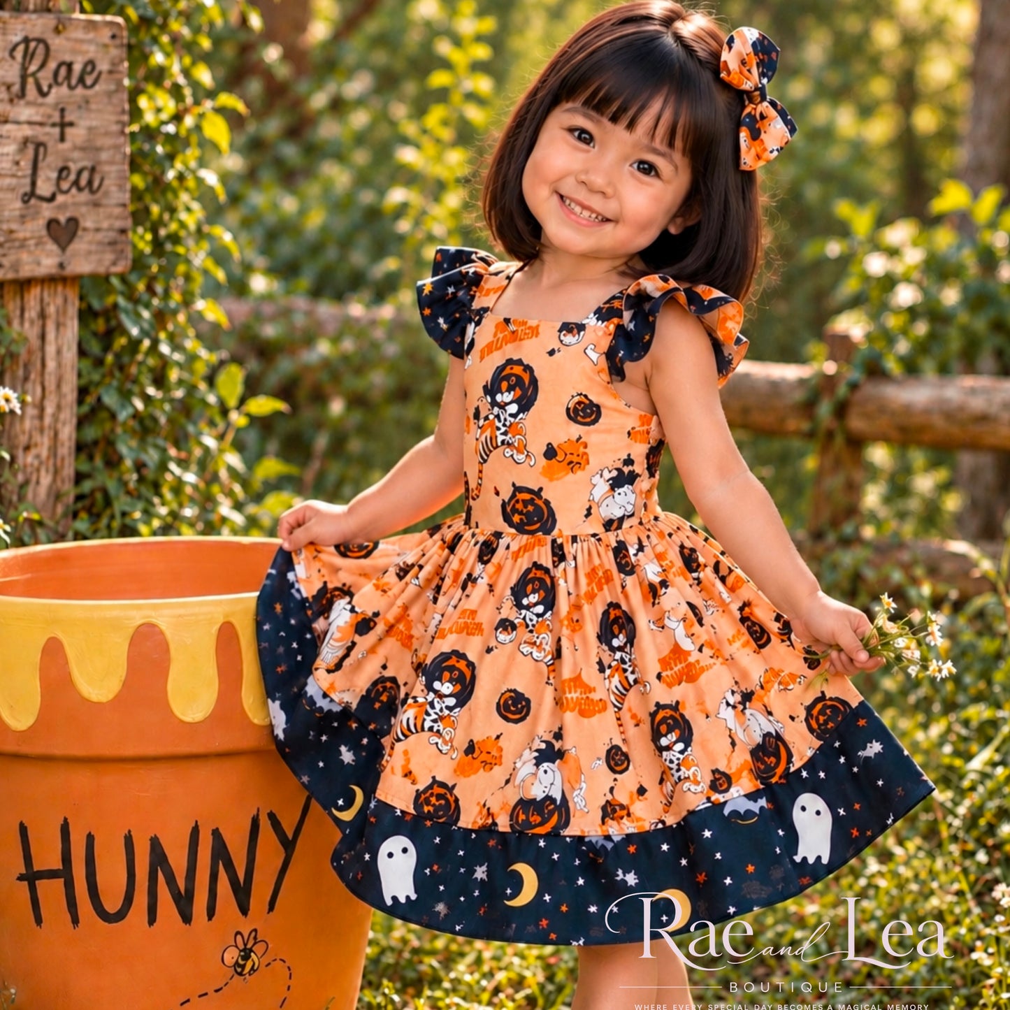 Halloween Hundred Acre Woods Dress