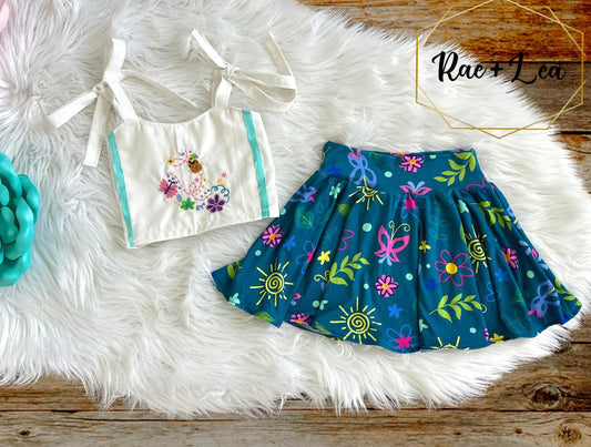 Maribel Poppy Top and Skater