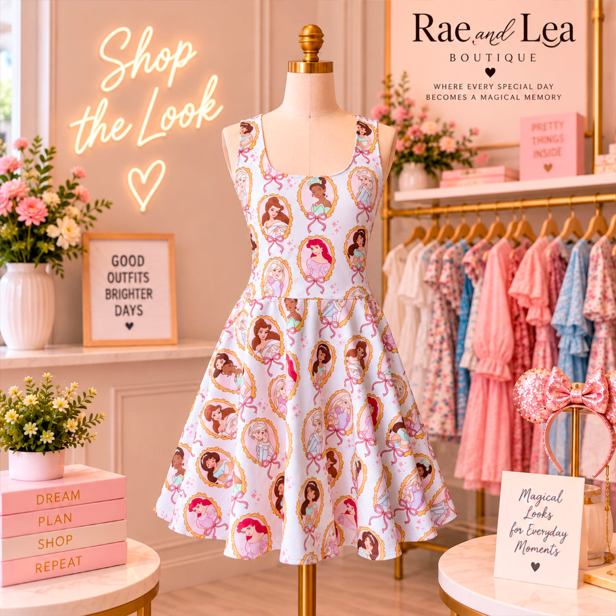Princess Cameo Skater Dress