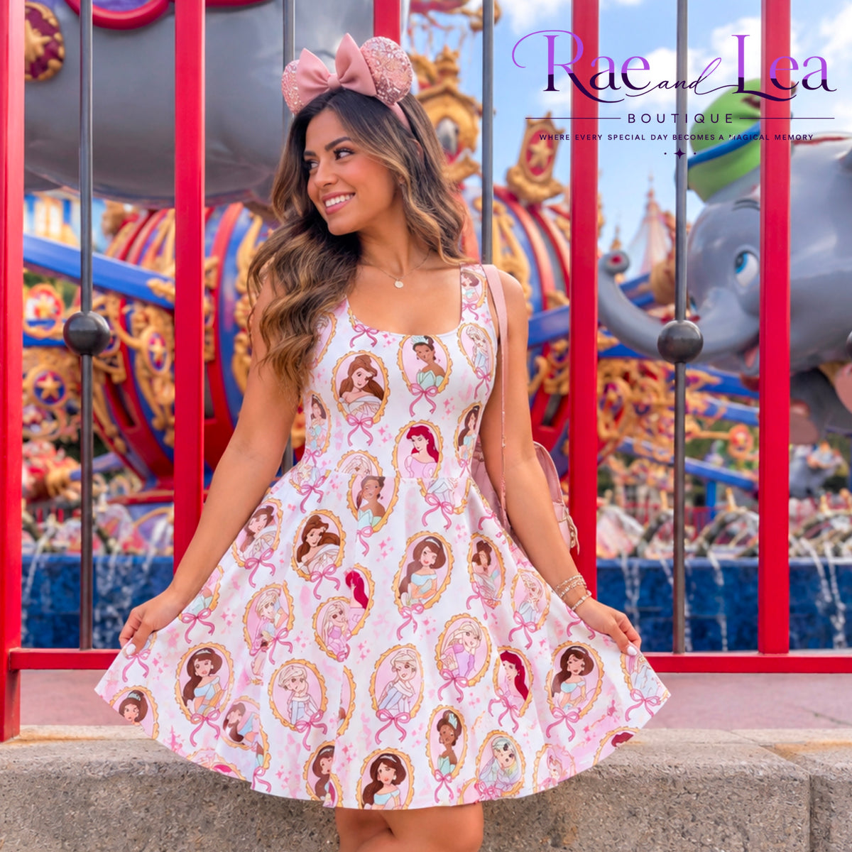 Princess Cameo Skater Dress
