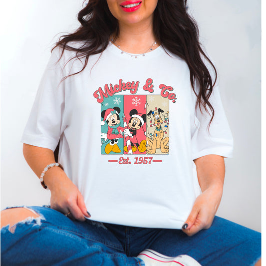 Mickey and Co Chritmas Tee