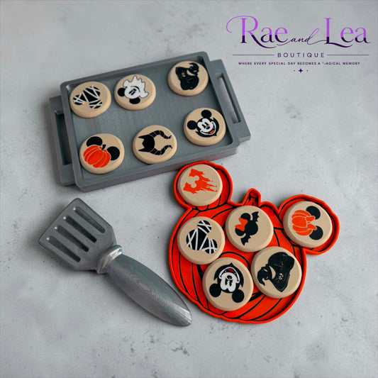 Pumpkin and Ghouls Halloween Cookie playlet Pretend Play Set