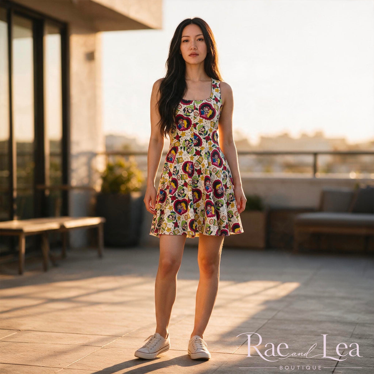 Magical Gamer Skater Dress