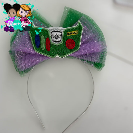 Buzz Chest Plate Sparkle Headband