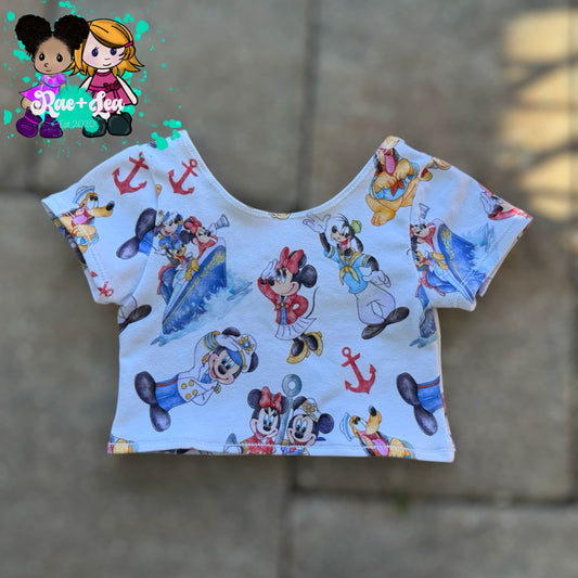 Cruising Crop Top Tee