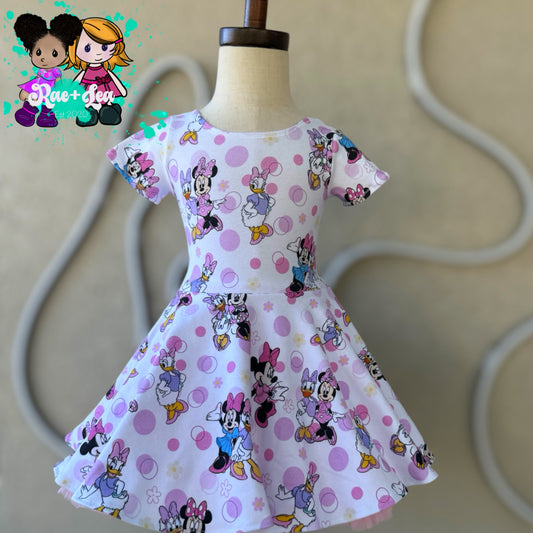 Daisy and Minnie Twirl Dress