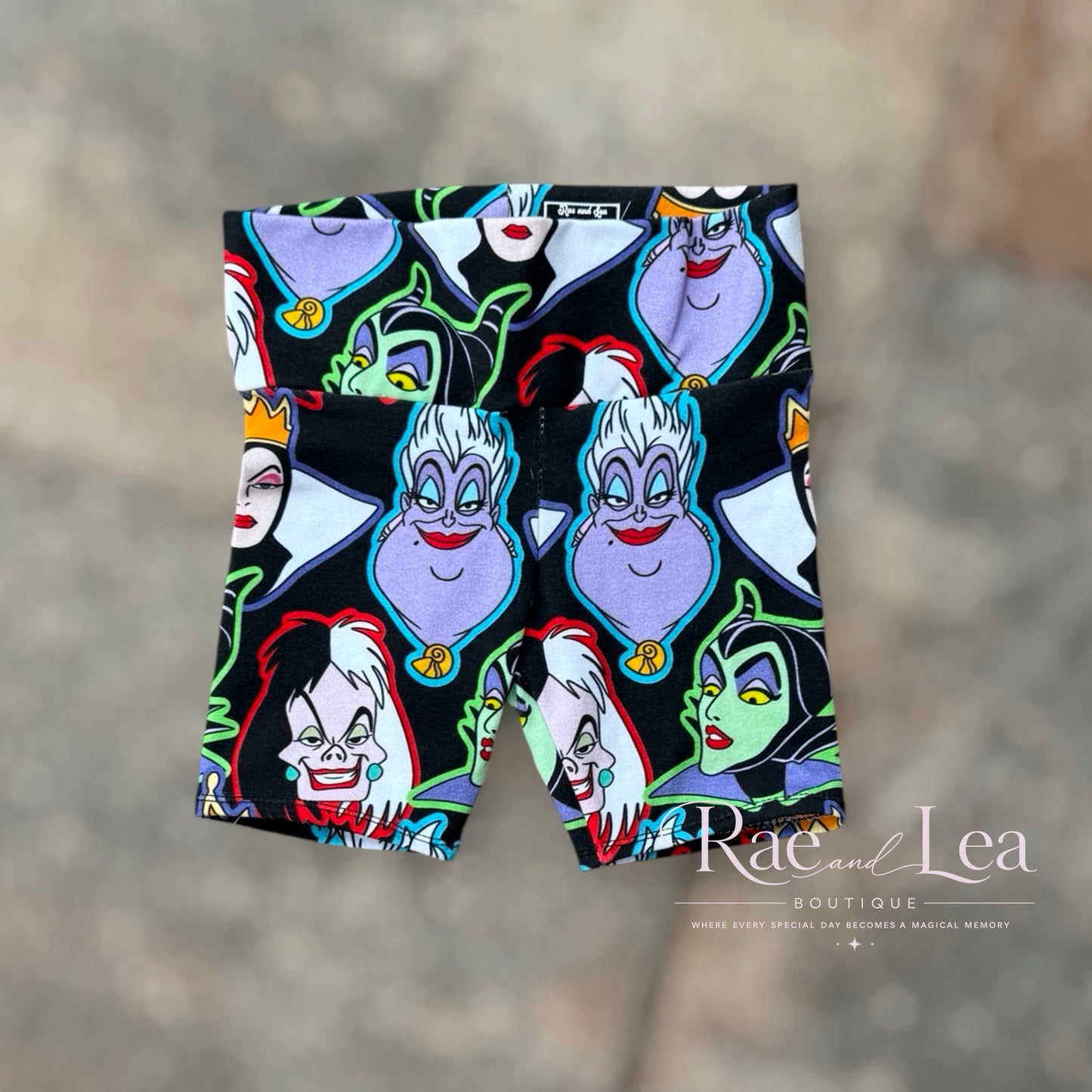 Villains Inspired Biker Shorts 🖤✨
