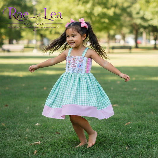 Winnie The Pooh Gingham Hattie Dress