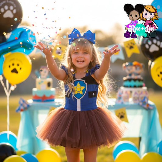 Paw Patrol Inspired Tutu Dress