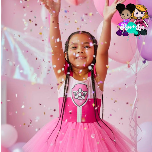 Paw Patrol Skye Inspired Tutu Dress