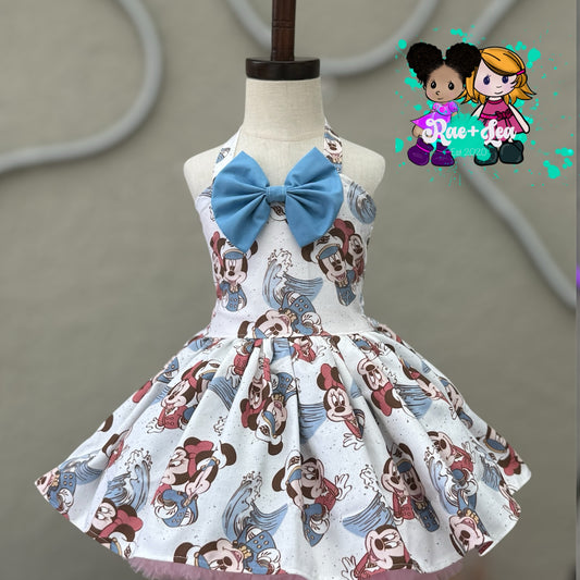 Captain Miss and Mister Mouse Poppy Dress