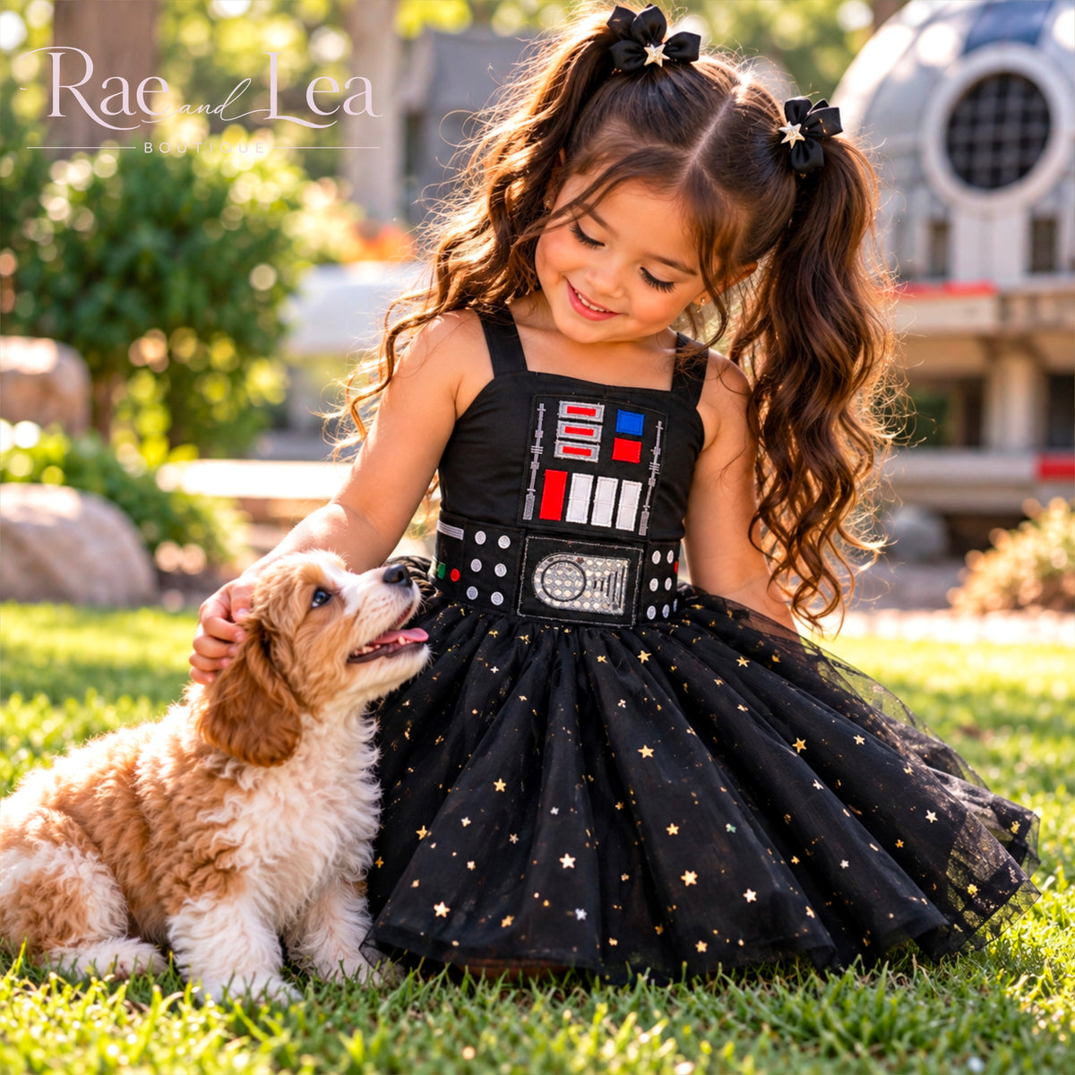 Galactic Dark Side Inspired Poppy Dress