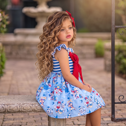 Nautical Friends Poppy Dress