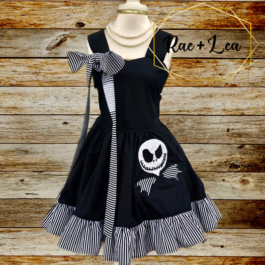 Jack Skellington Poppy Dress AVAILABLE UNTIL AUGUST 15