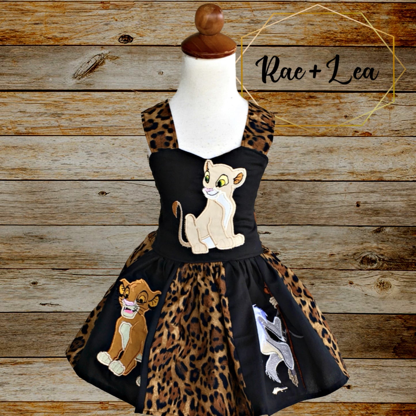 Simba and Friends Leopard Poppy Dress