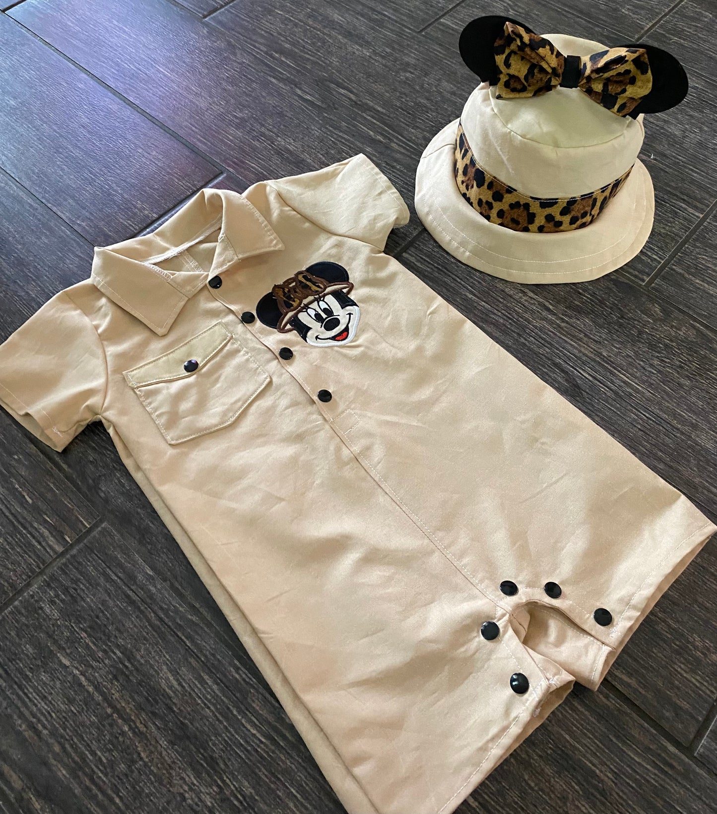 Safari Mouse Romper Set